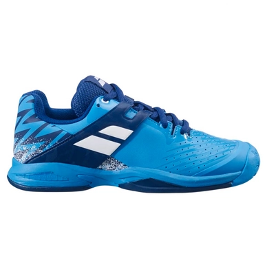 Chaussures De Tennis Babolat Propulse Junior - Bleu - Taille 5 (US) - Occasion